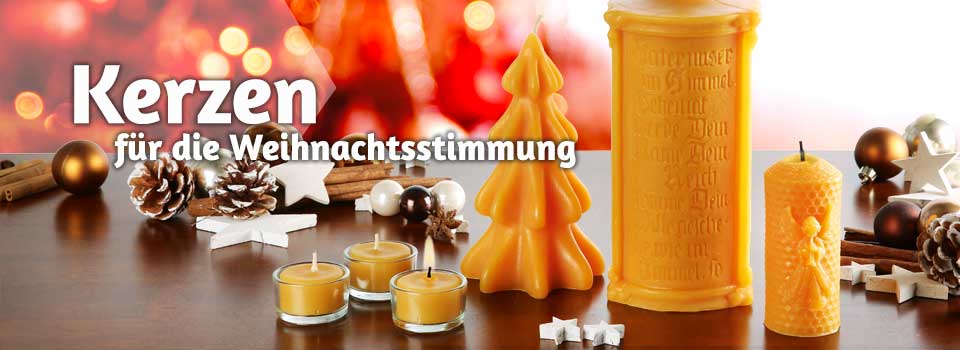 Kerzen zur Weihnachtszeit